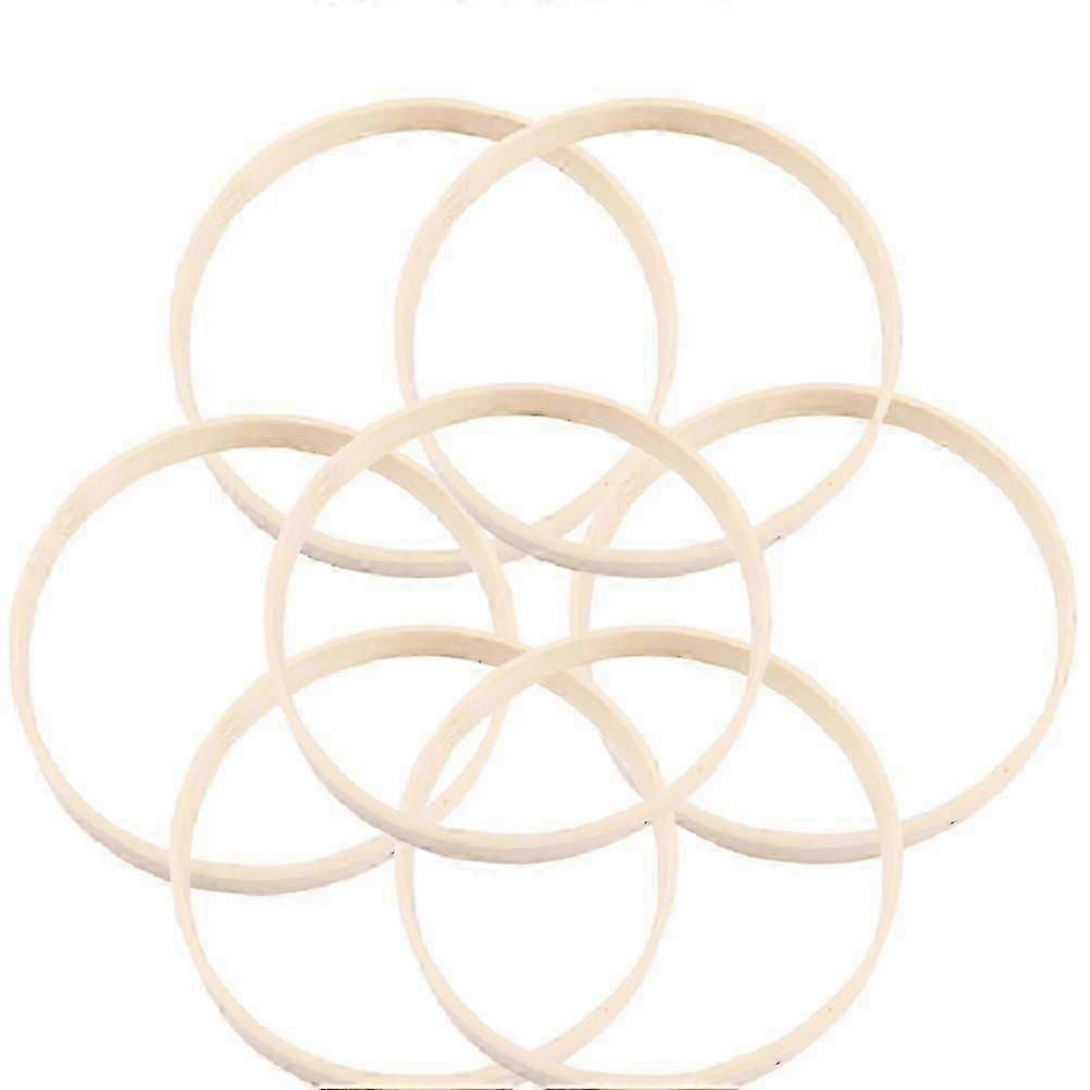 Lapače snov Krúžky Zachytávač okrúhly rám Domáci dekor 20 cm 12 ks