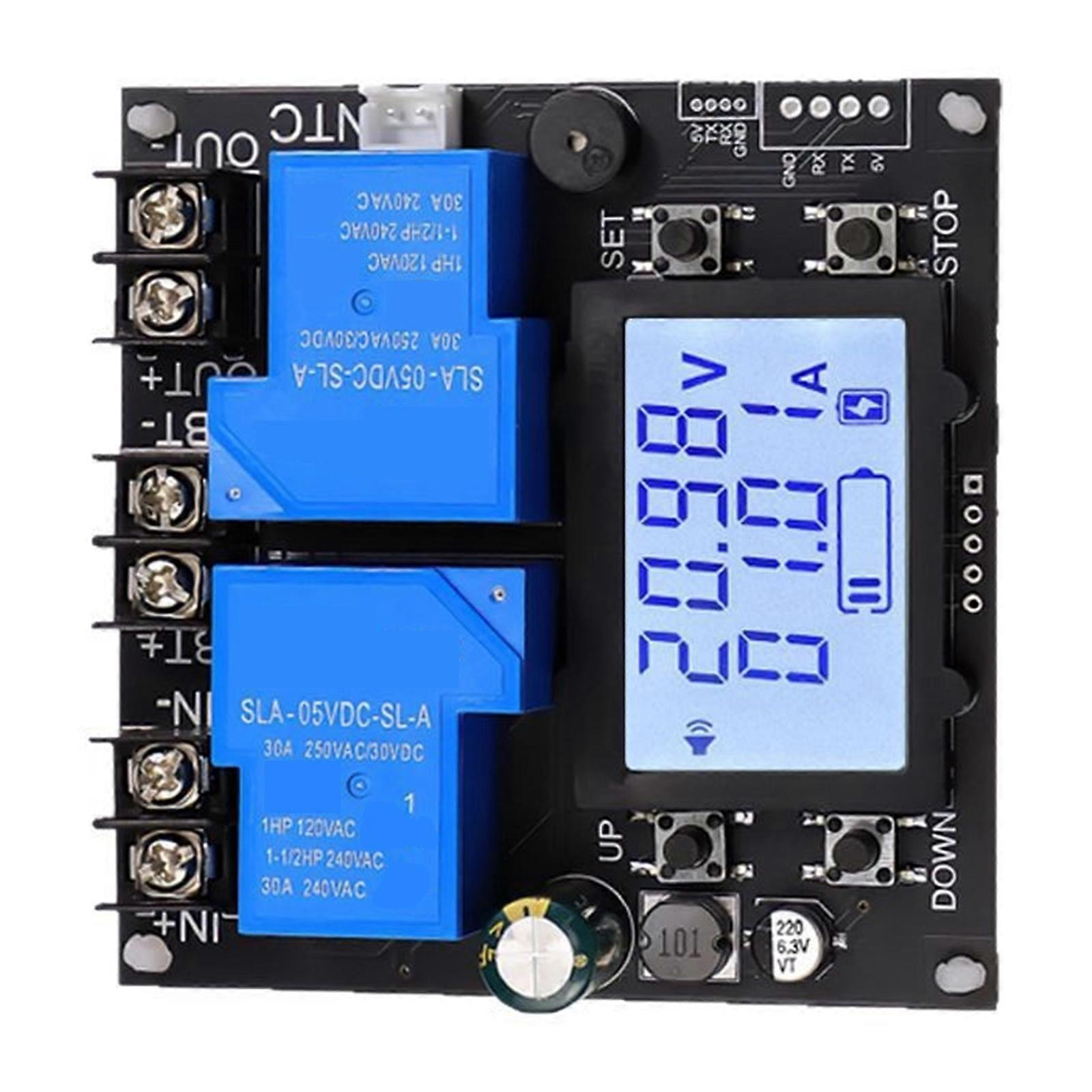 Charge Discharge Controller Low Voltages Cutoff Switch Display 30A Current Relays Discharge Protections Energy Storage Multicolor