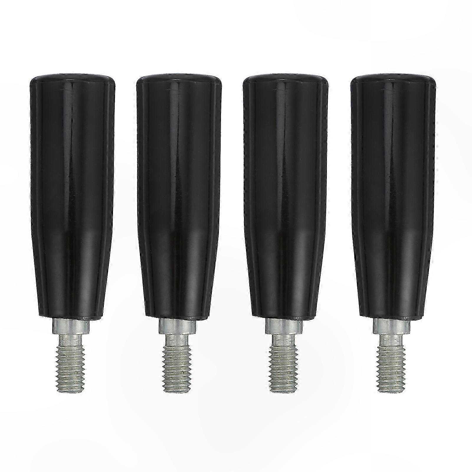 4-Pack Rotating Lathe Handles with Threaded Grip for Easy Operation
