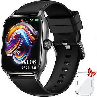 Smartwatch, najnowszy smartwatch z wyświetlaczem TFT HD o przekątnej 1,85 cala, z odbiornikiem i pokrętłem, smartwatch dla systemu Android, kompatybilny z iPhone'em