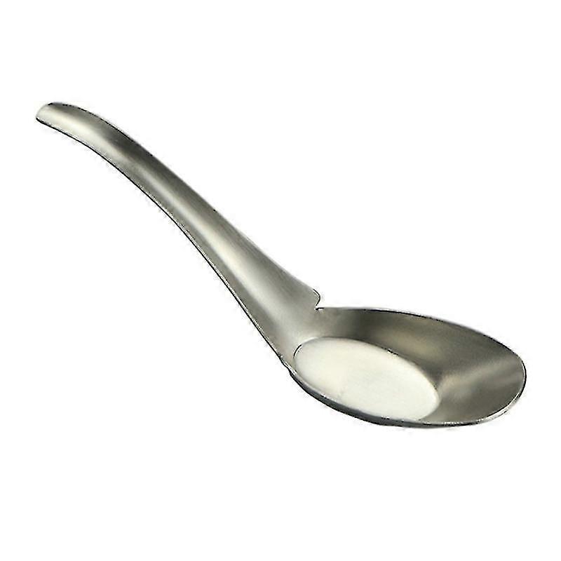 1pc Stainless Steel Soup Spoon Thicken Sauce Spoon Kitchen Tableware Silver
