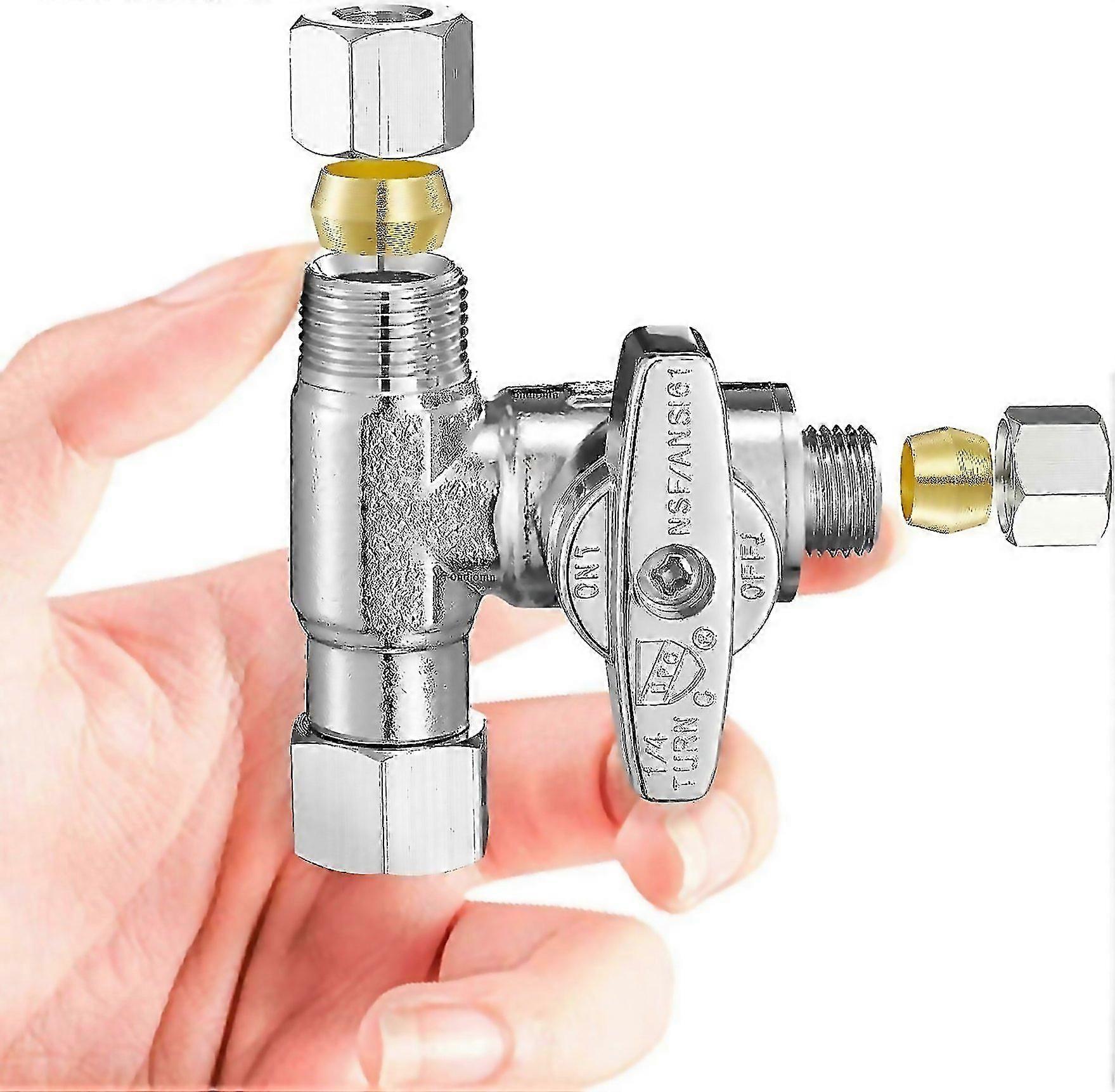For Latest Model Tee Stop Valve Addatee Valve 38 Compression Faucet