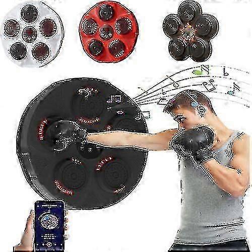 音楽付きの電子壁掛けボクシングマシン、ホームジムフィットネストレーニング用のスマートLEDサンドバッグ