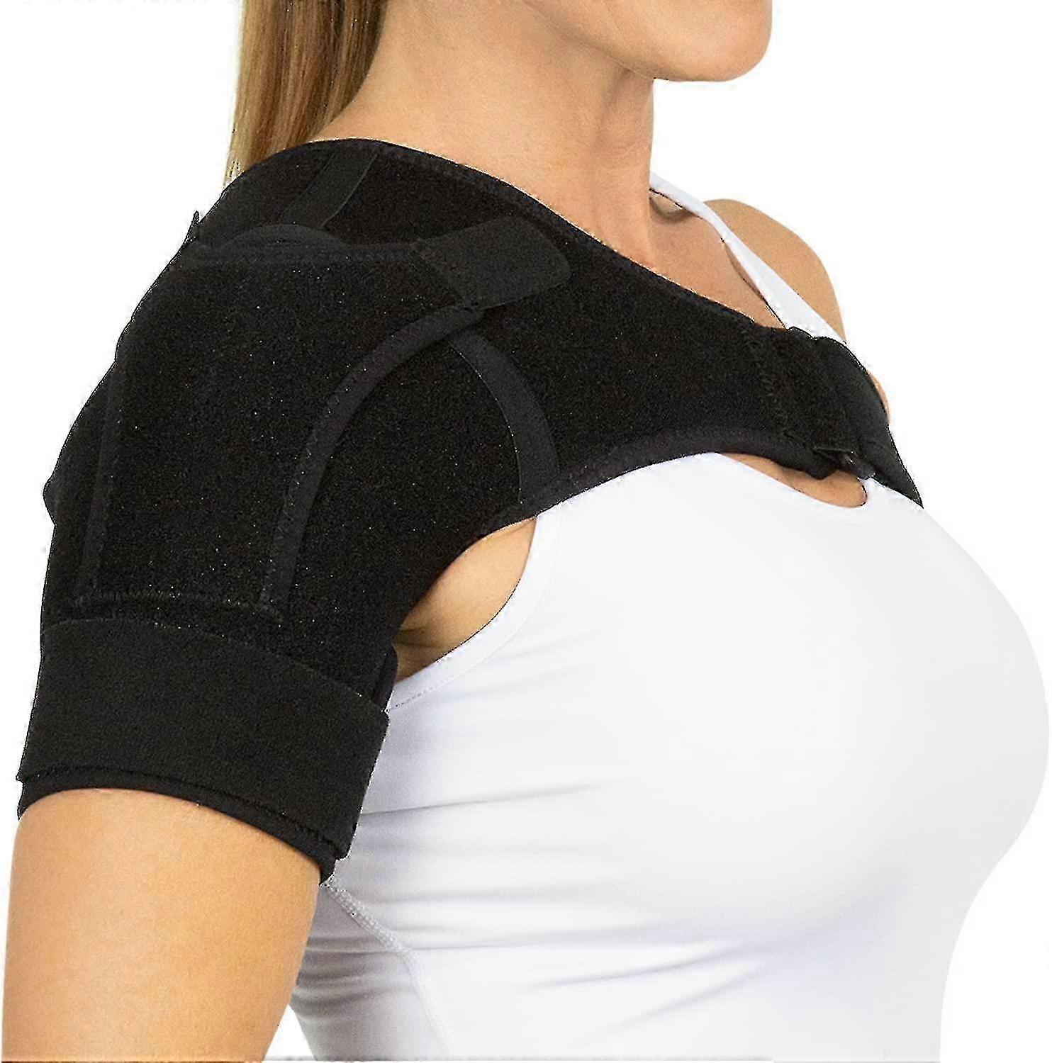 Adjustable Shoulder Support Sleeve for Injury Recovery