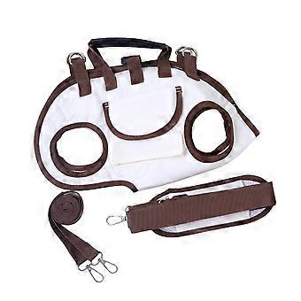 Ventilation Pet Shipper Tynd Skuldertaske Simple Substance Dense Plan Outdoor Tasks White S