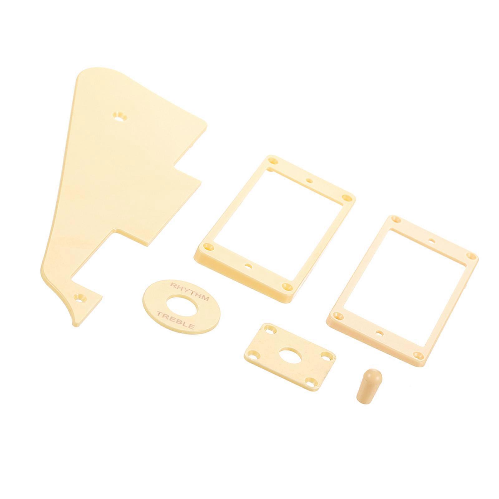 Les Style Plastic Hardware Set For Pickguard Replacement And Component Upgrades Multicolor