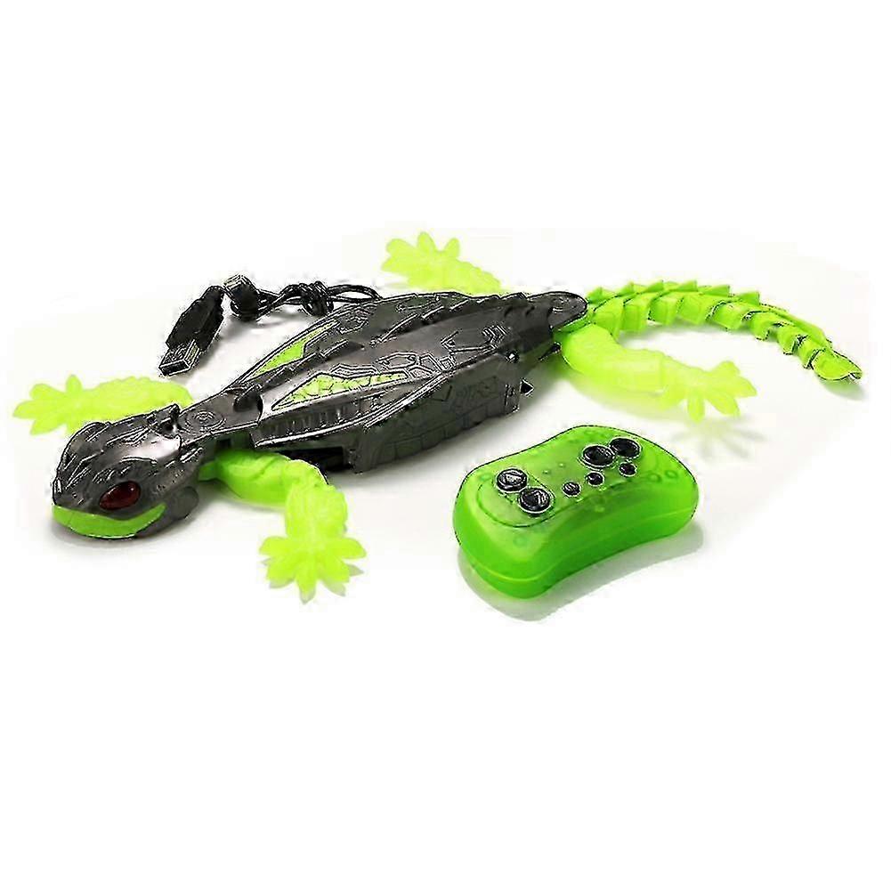 Wall Crawler Gecko, Rechargeable Remote Control Robot Toy, Climbs Walls, Wall