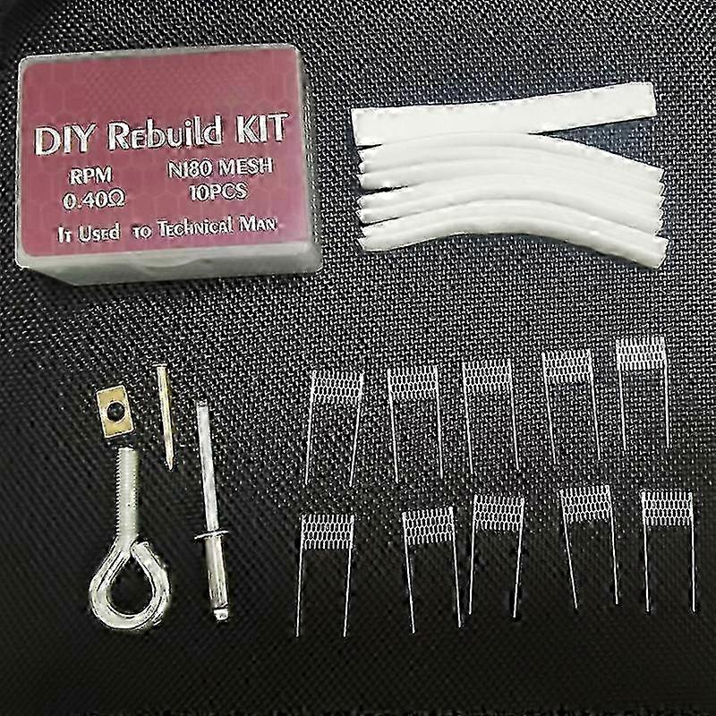 RPM Ni80 Mesh DIY Rebuilt Kit 0.3/0.4/0.6ohm Replacement Coil for VINCI-VM1 R1
