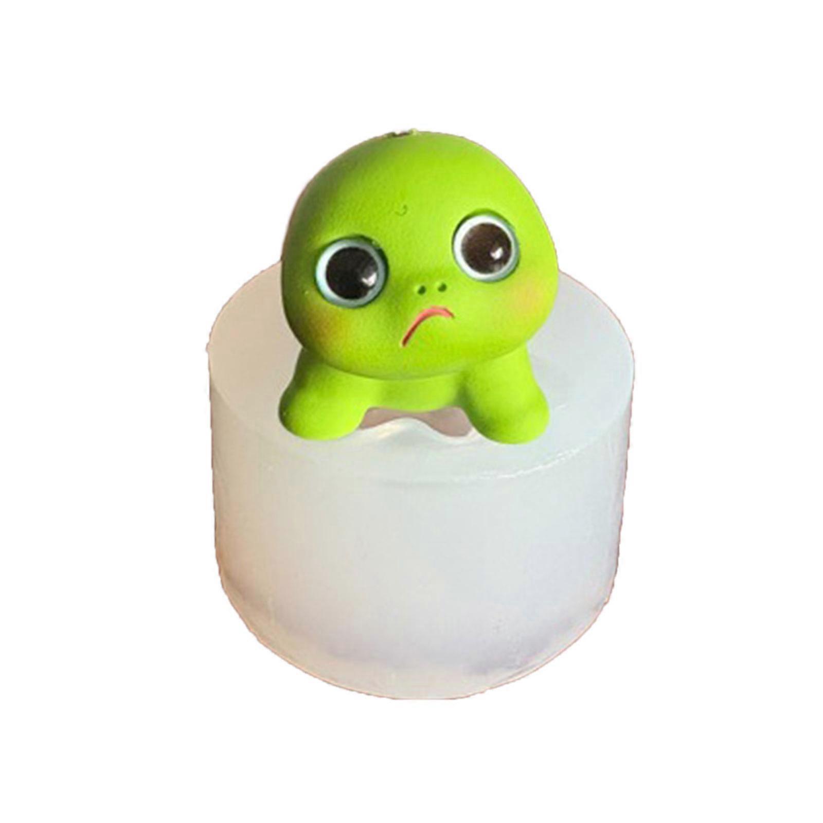 Practical Pendant Molds Turtles Shape Handmade Ornament Moulds Silicone Texture Suitable for Clay Wax and Resin Crafting Multicolor