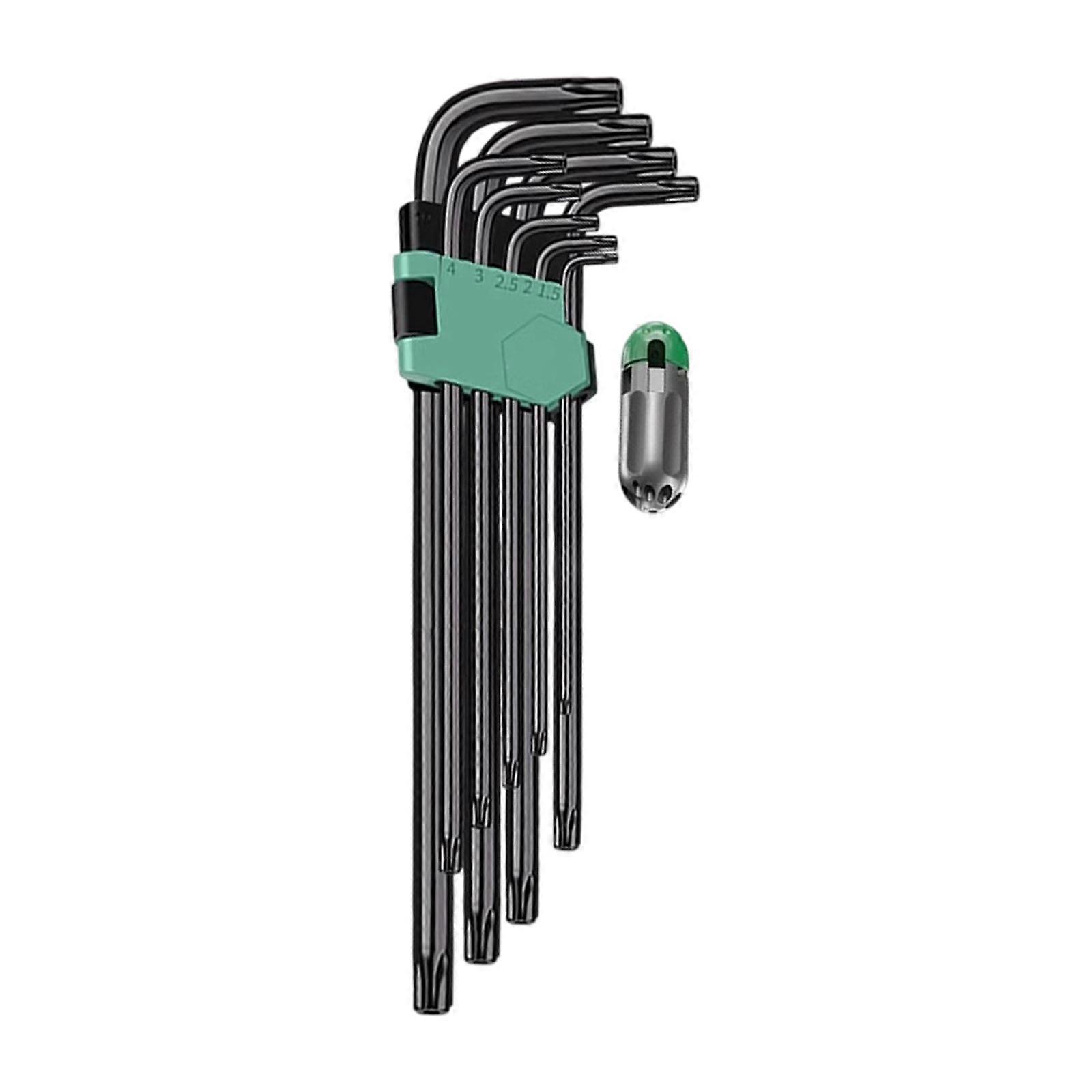 5 / 9Pcs L Type Key Set High Hardness Steel Hex Key For Machine Repair And Home Improvement Tasks Multicolor