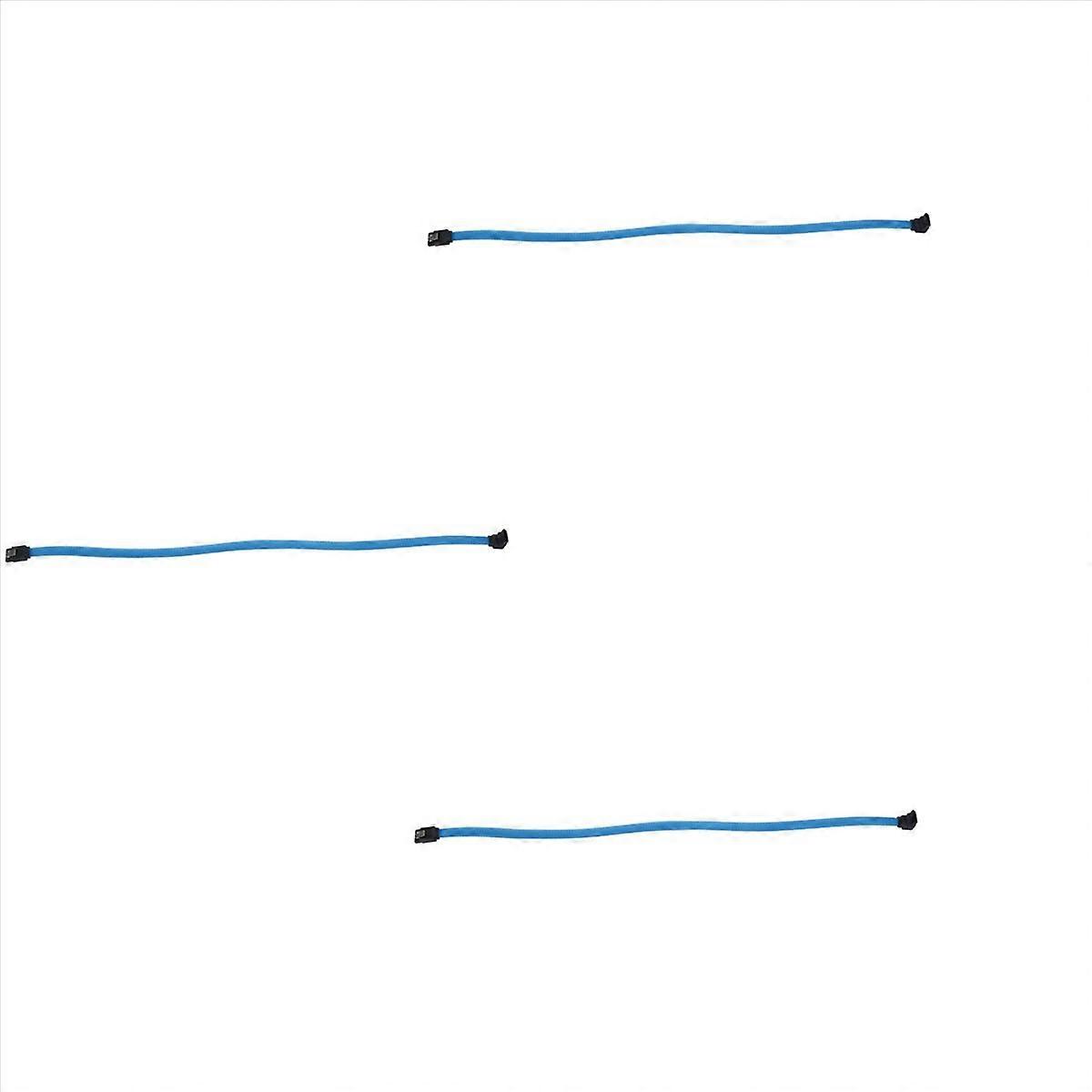 3pcs 50CM SATA 3.0 III SATA3 7Pin Data Cable 6Gb/S SSD Cables HDD Hard Disk Data Cord with Nylon Sle