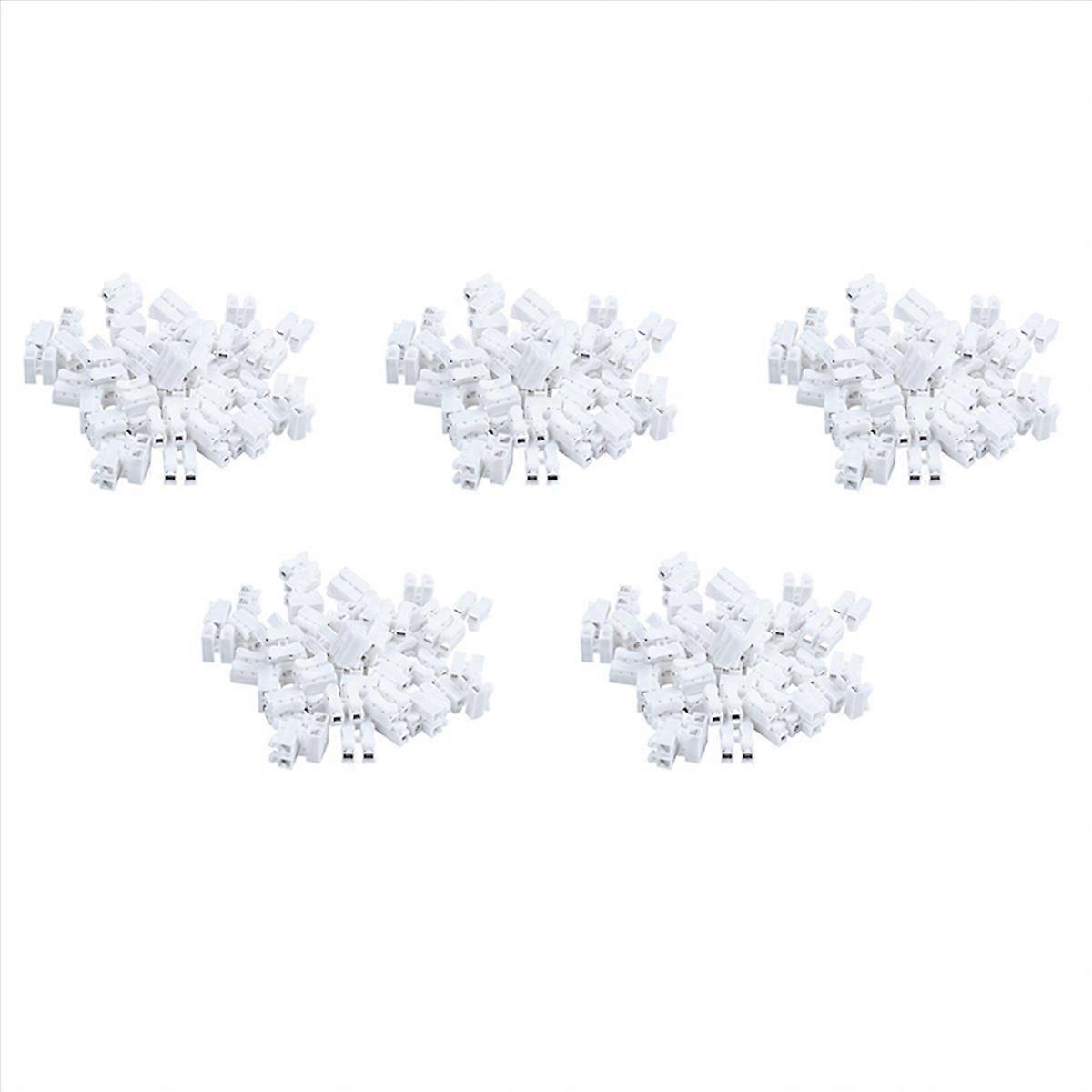 250PCS CH2 Spring Quick Wire Connector Cable Clamp Terminal Block Connector for LED Strip Light