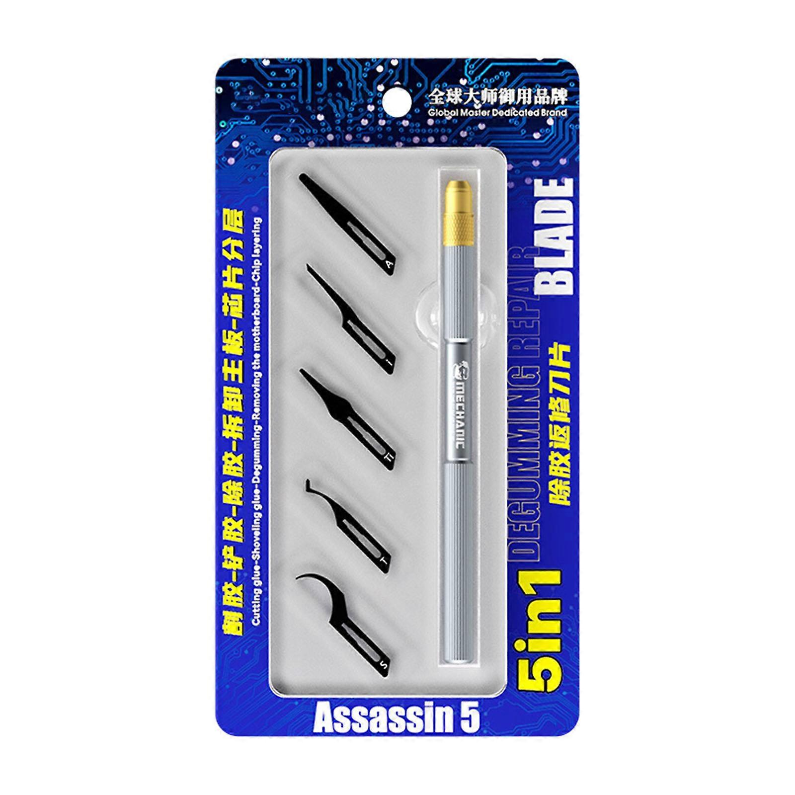 Metal Spudger Pry Tool for Electronics Repair Phone, Tablet, Computer LCD Screen Opening Pry Card Multicolor