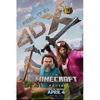 Minecraft Filmplakat Vægkunst - A0 A1 A2 A3 A4 Puslespil Hjernevrider EB 7739