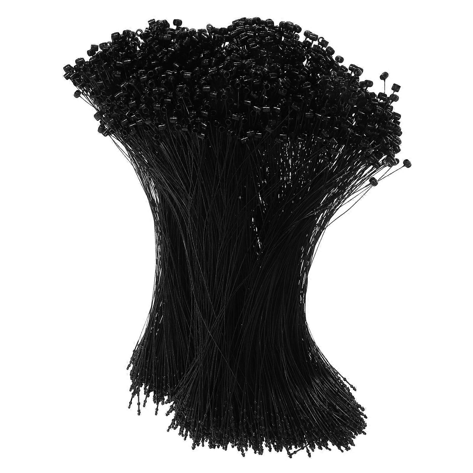 5000Pcs Plastic Hang Prices Tag Fasteners Black for Merchandise Display
