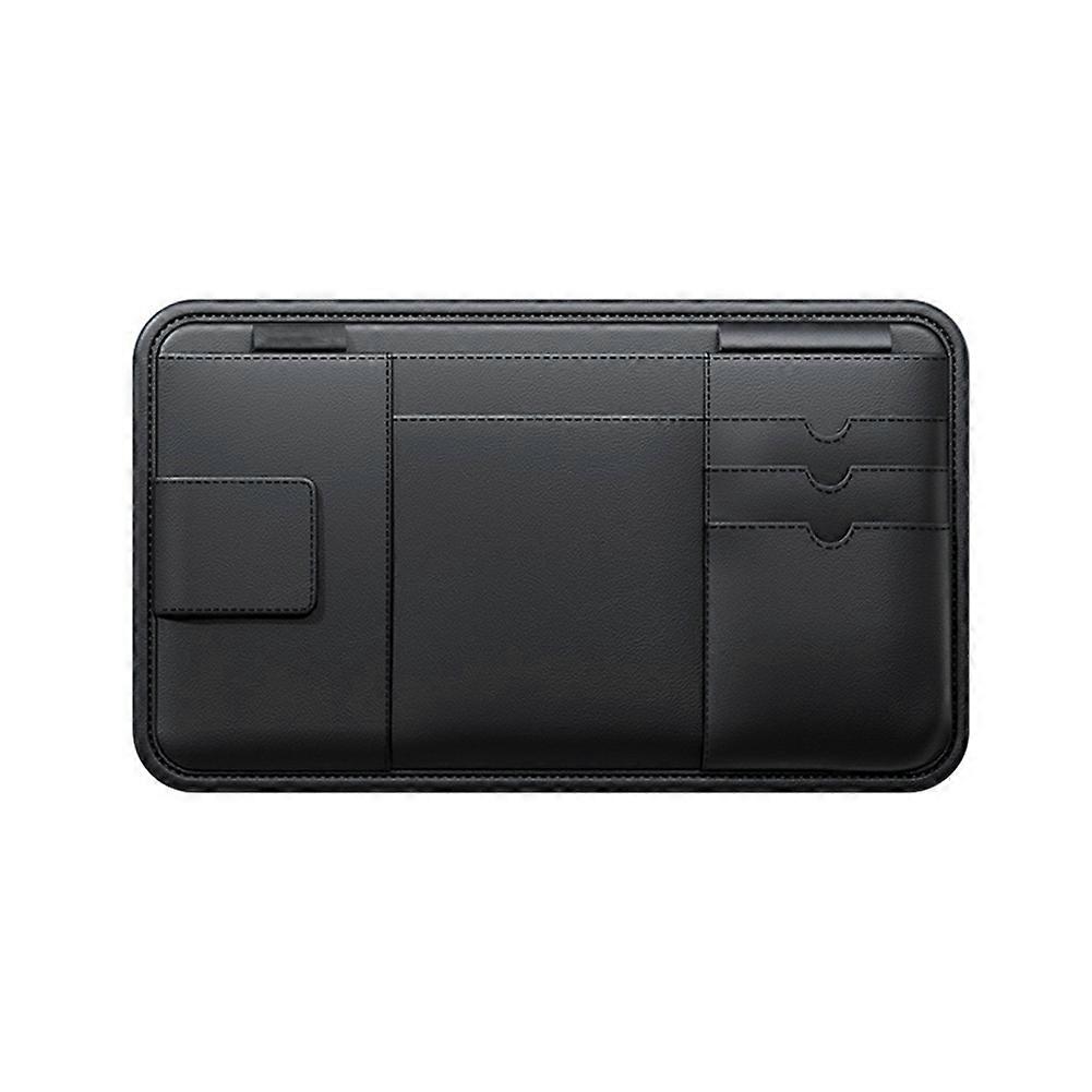 Car Visor Storage Device Multi-Function Light Shield Glasses Bag Card Driver'S License Clip Car Storage Case Accessories