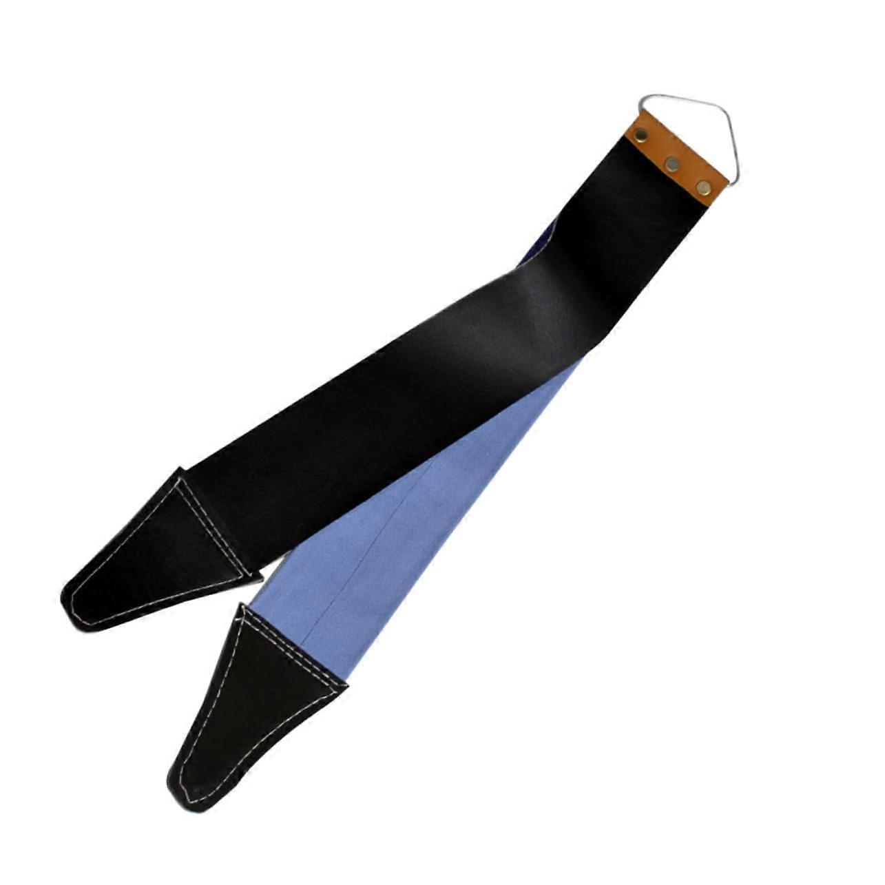 Leather Razor Strop Dual Surface Heavy Duty Canvas for Professional Blade and Scissors Sharpening