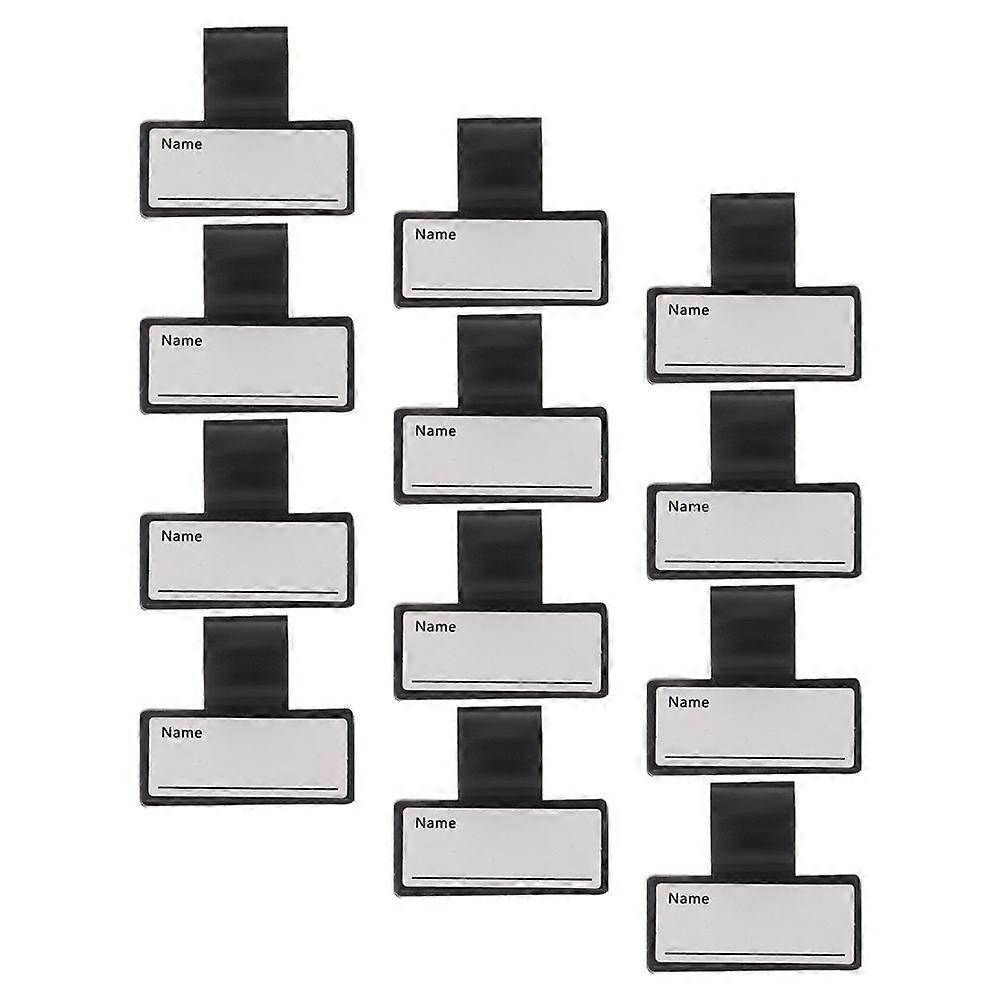 Stethoscope Identification Cards Id Label for Marking 12Pcs Plastic Tags