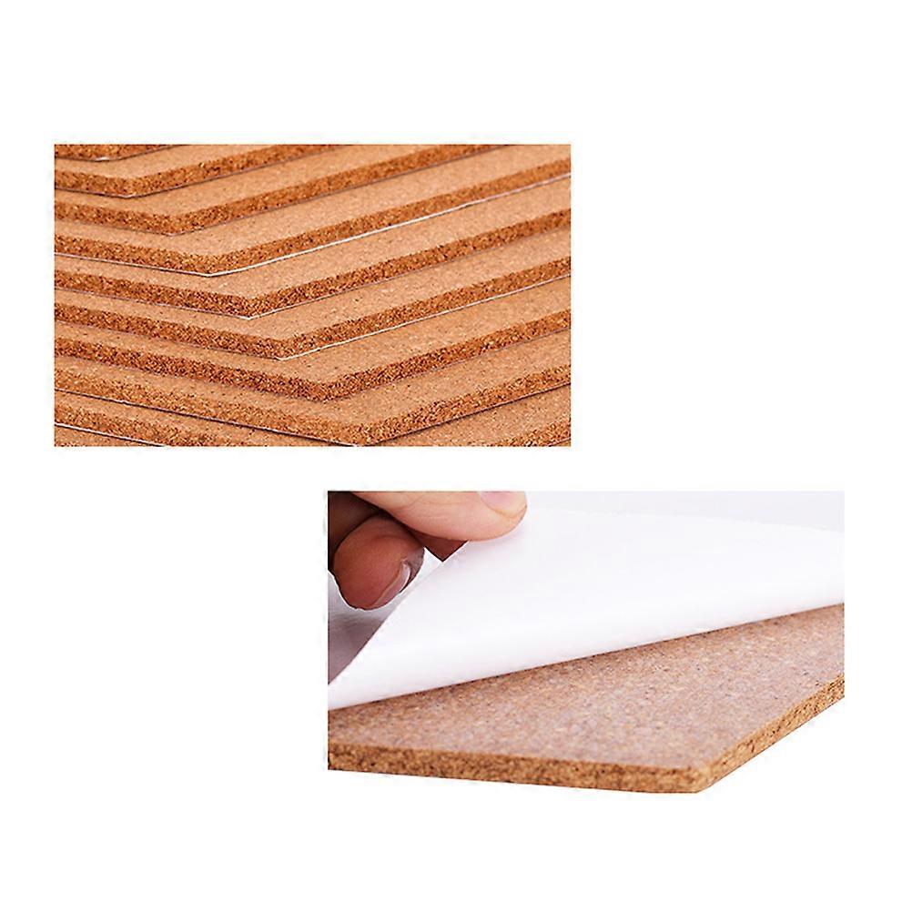 Wall Background Message Board for Home Office 8Pcs Hexagon Cork Boards