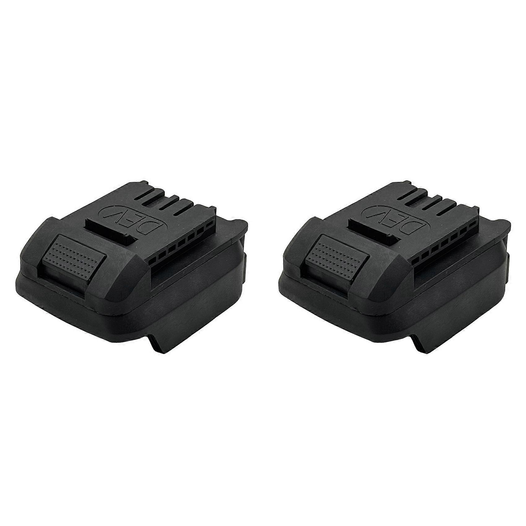 2X MTB18DVL Adapter Converter Can Use for Makita 18V Li-Ion Battery BL1830 BL1815 BL1845 on