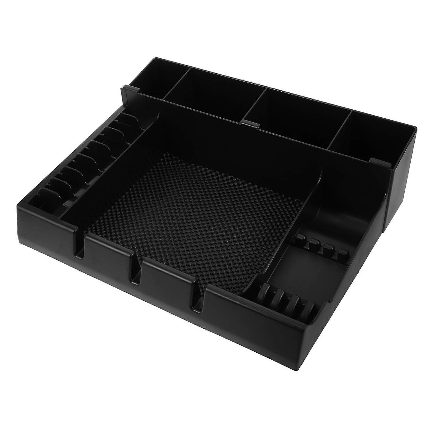 Barber Clipper Holder with MultiCompartment Storage for Barber Station and Hair Trimmer Guard Organizer