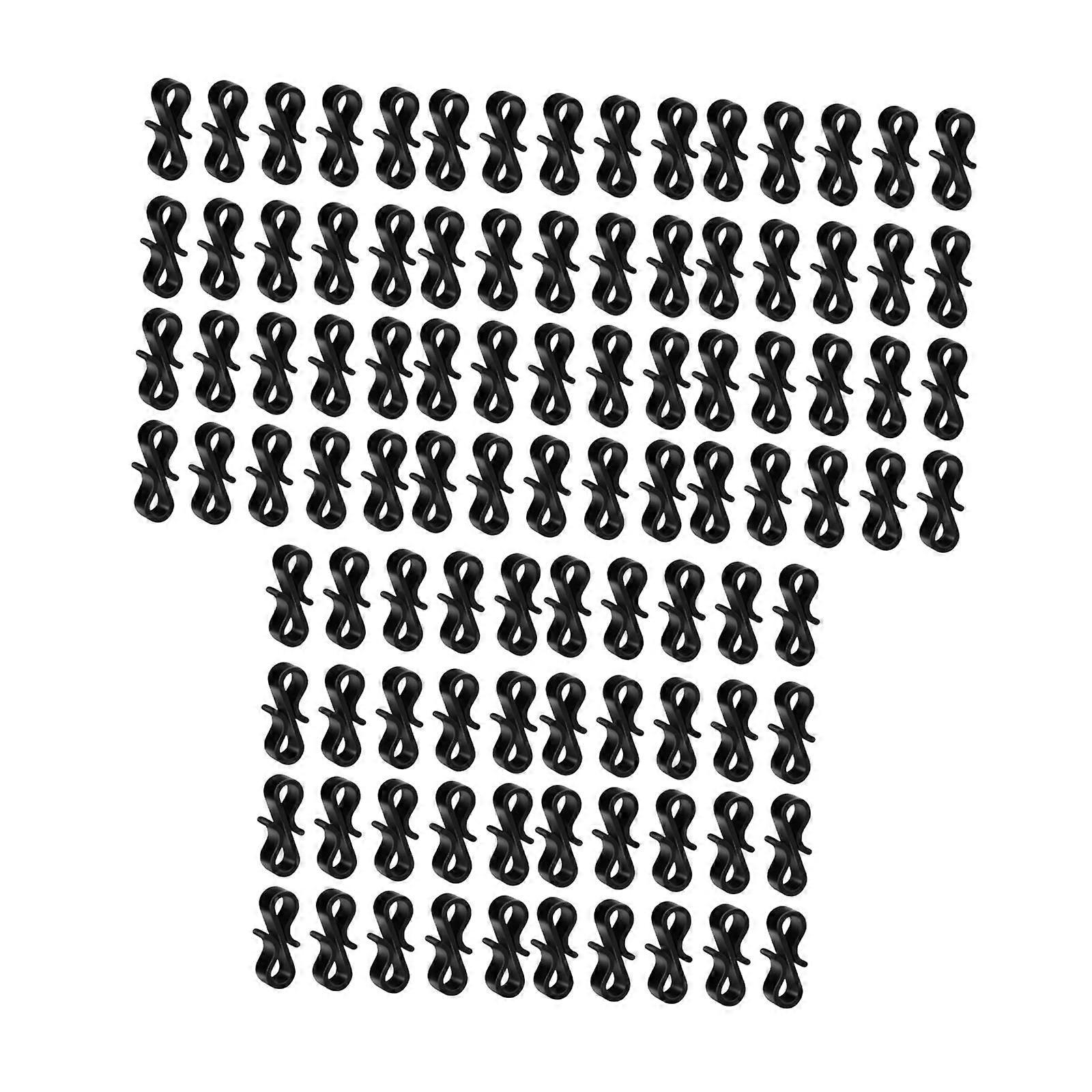 100Pcs Christmas Light Clips for Gutters Shingles Icicle String Lights Deck