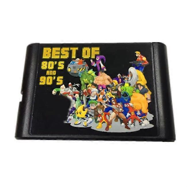 Retro Console 196 in 1 BuiltIn Games 16Bit System for PAL and NTSC