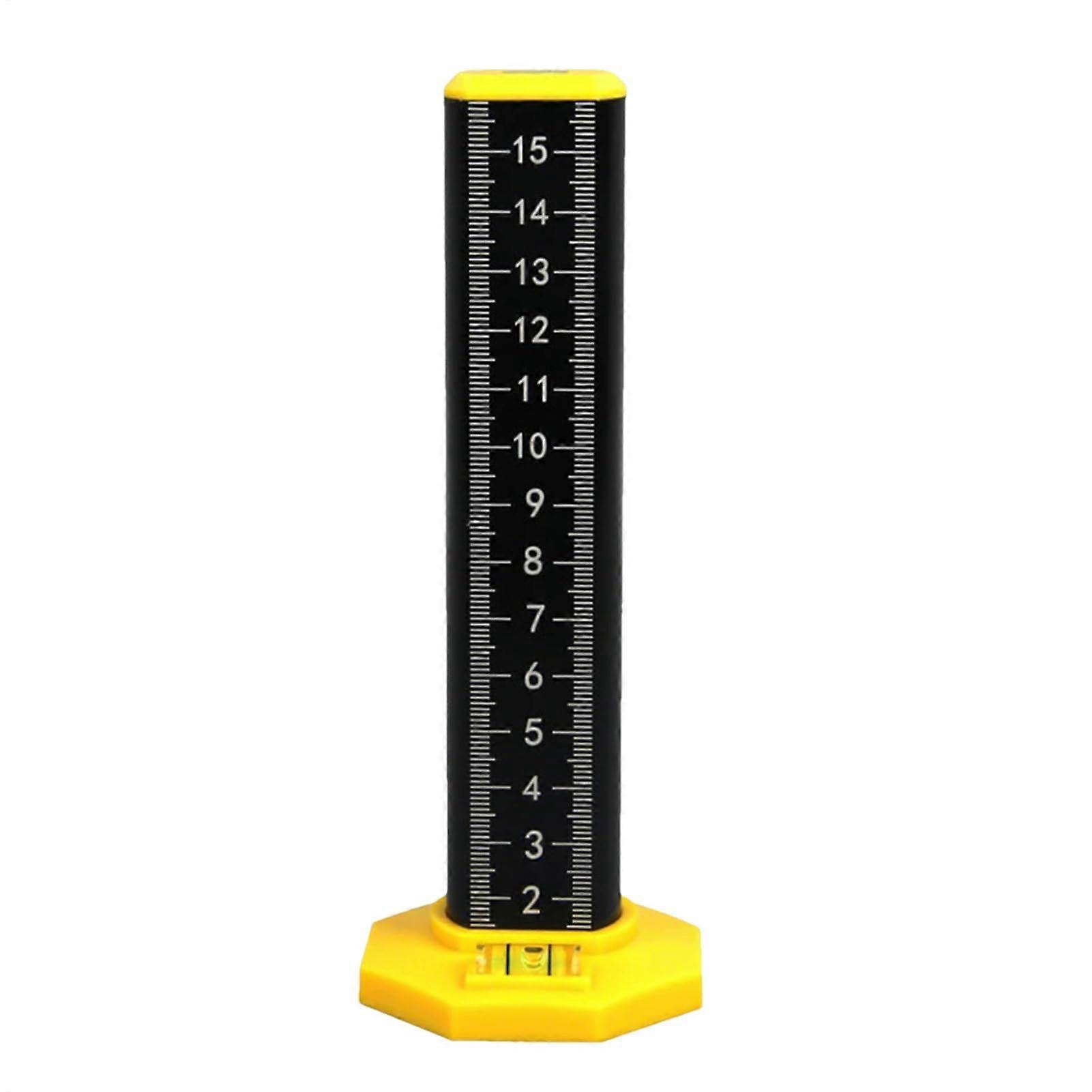 Tile Leveling Ruler with Bubble Level, Aluminum Alloy Height Guide for Accurate Floor and Wall Tiling