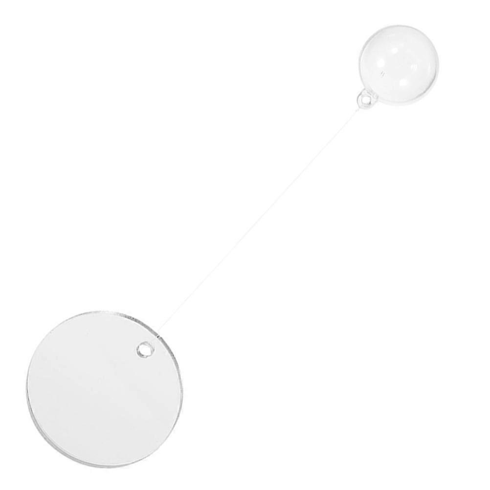 Betta Exercise Mirror Floating Ball Fish Tank Accessory for Aquarium Use