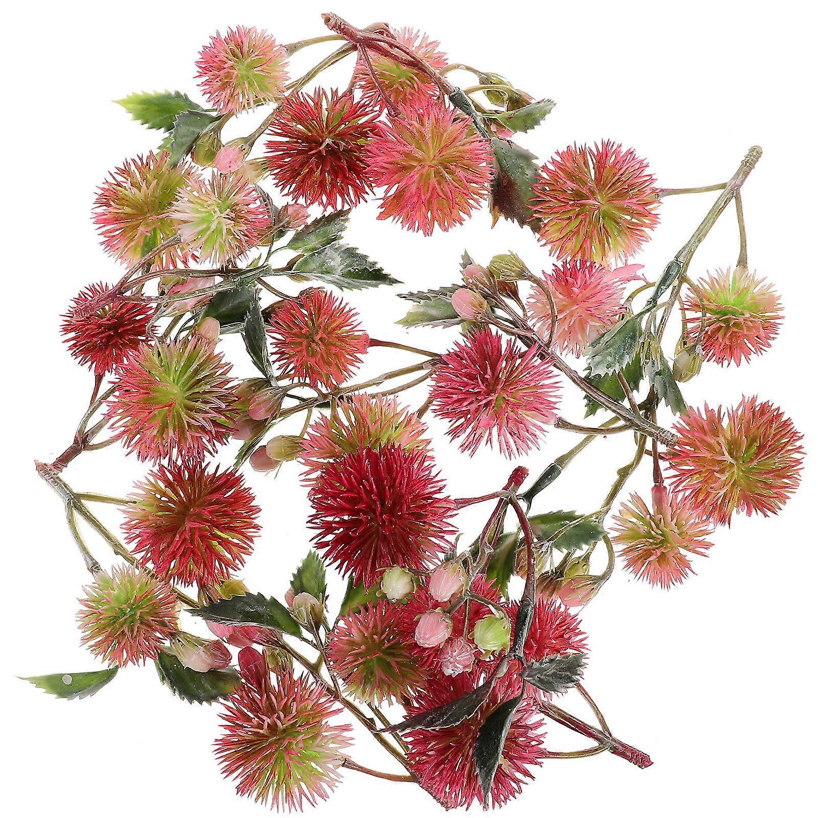 Artificial Flower Simulation Plastic Flower for Decoration 48 Pieces Pink