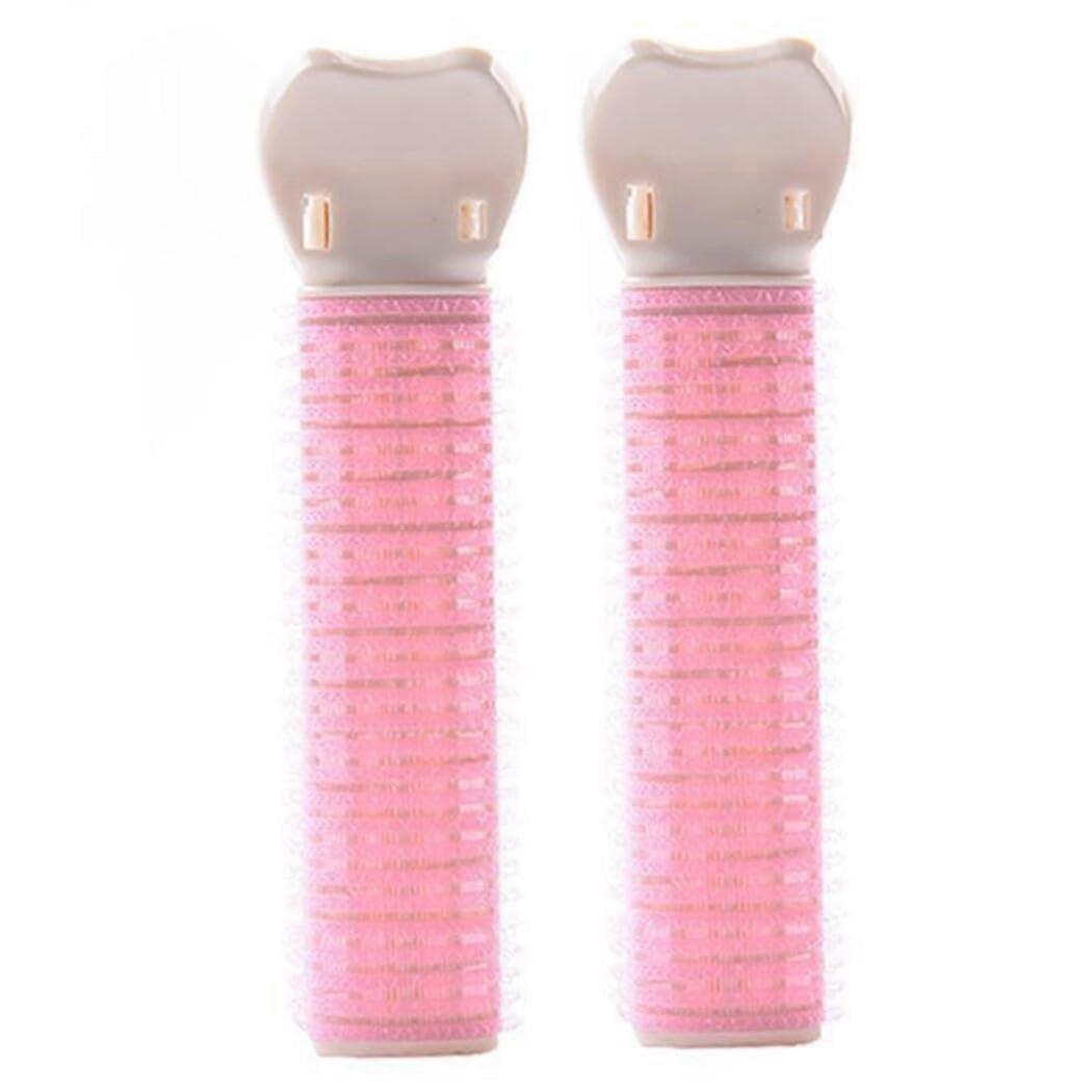 Hair Root Clip and Bangs Hair Curler 2PCS Double Layer DIY Air Bangs Self Grip Styling Tool