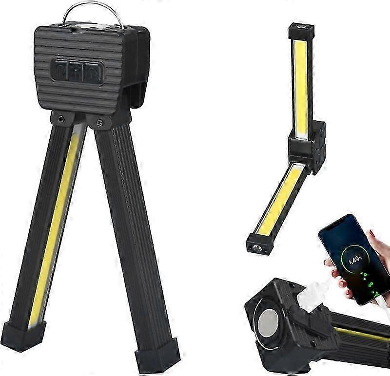 Gym Lamp for Posing,7th Gear Dimming,Portable Magnet LED Flashlight with Hook