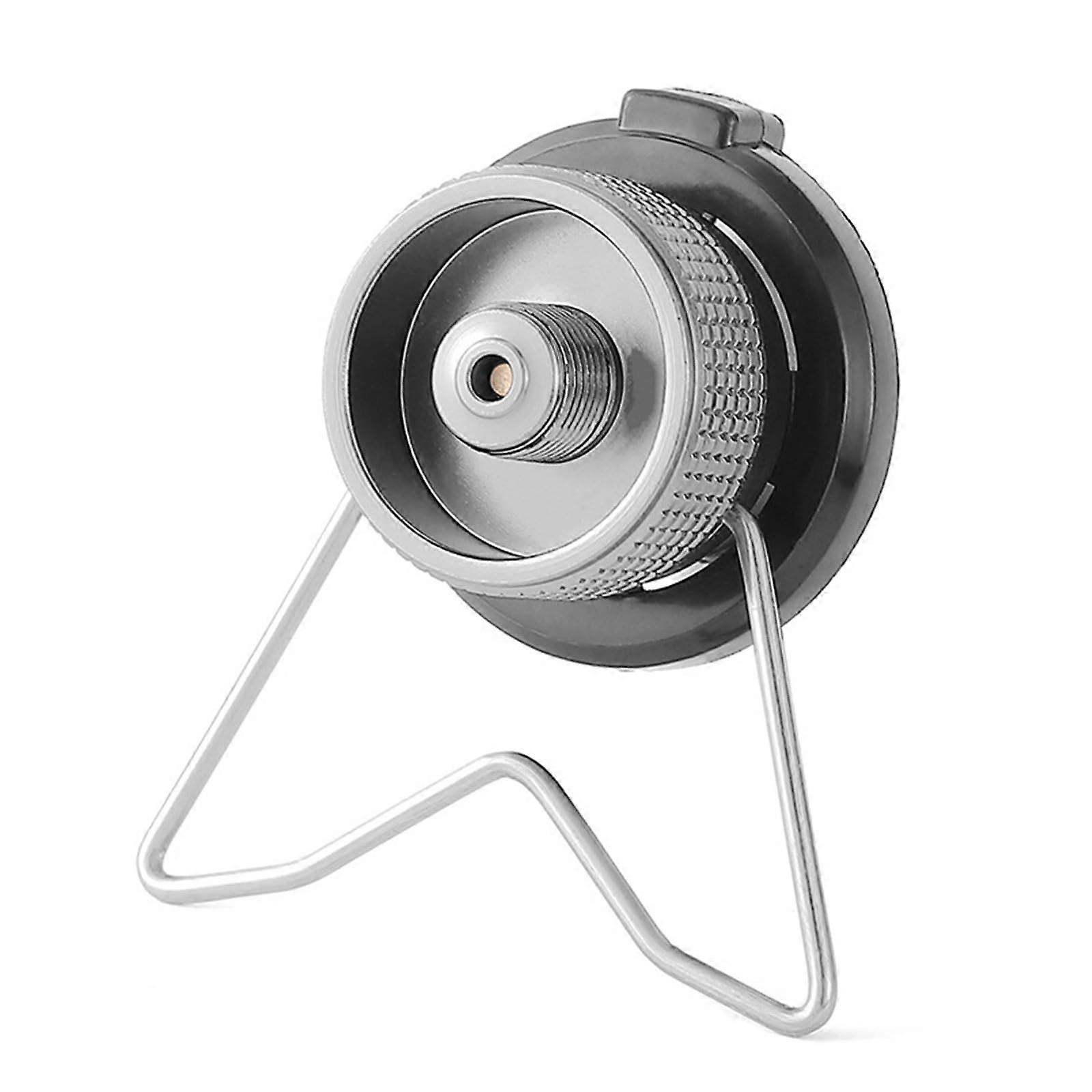 Camping Stove Adapter with Secure Locking Connection for Easy Gas Canister Conversion Outdoors