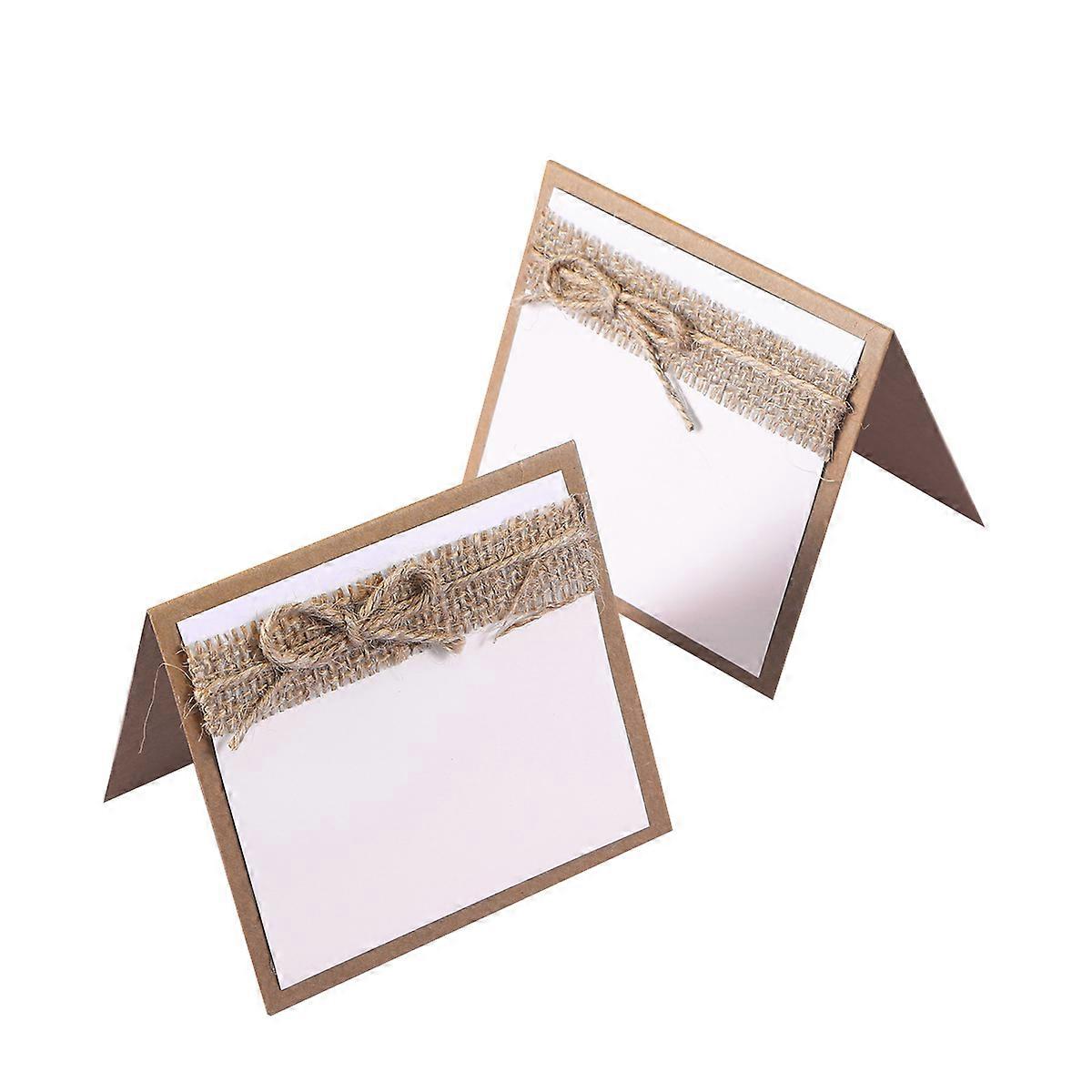 Table Place Cards for Wedding Decor 10Pcs Rustic Guest Name Cards