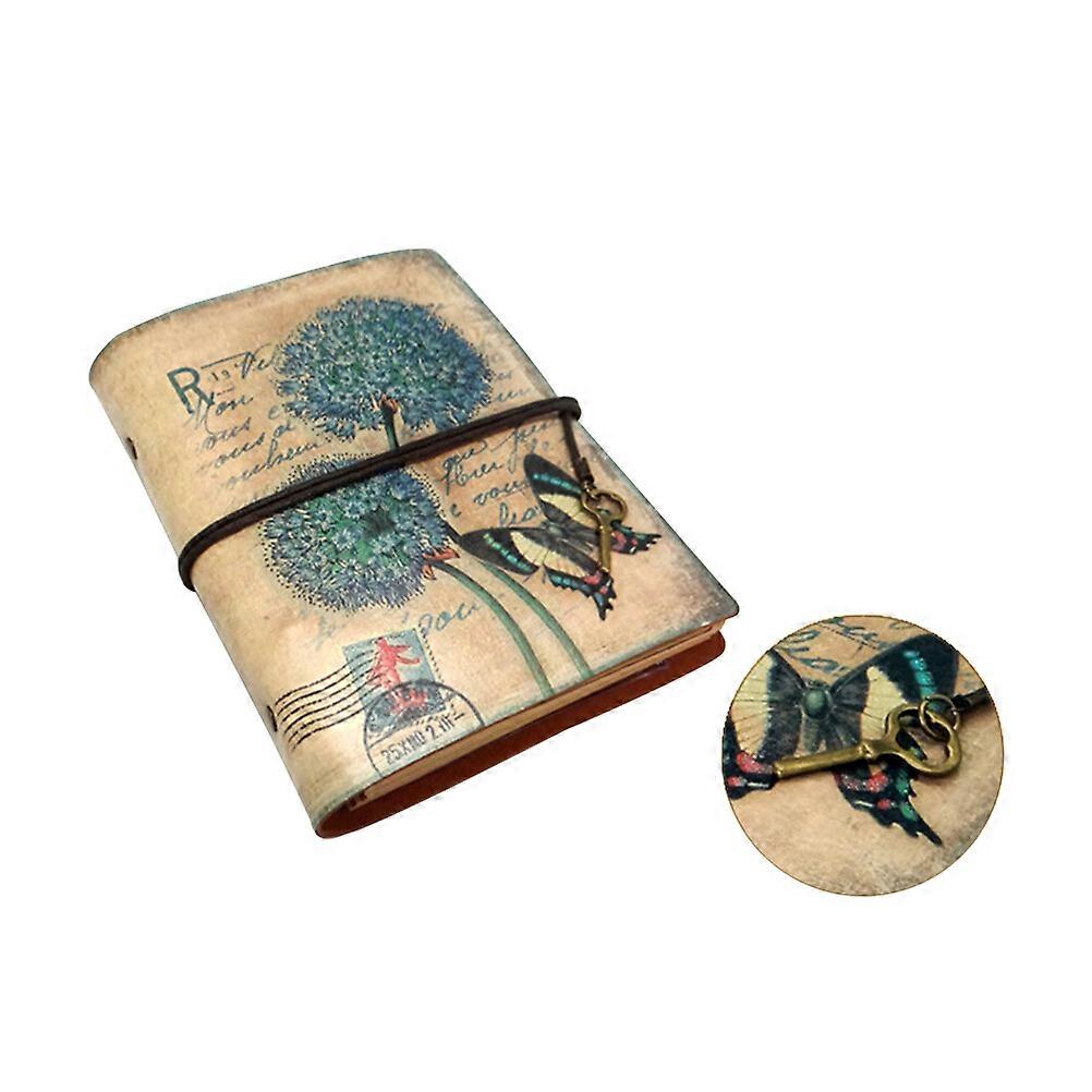 Diary-Refillable Journal Vintage Notebook for Gift Use Multi