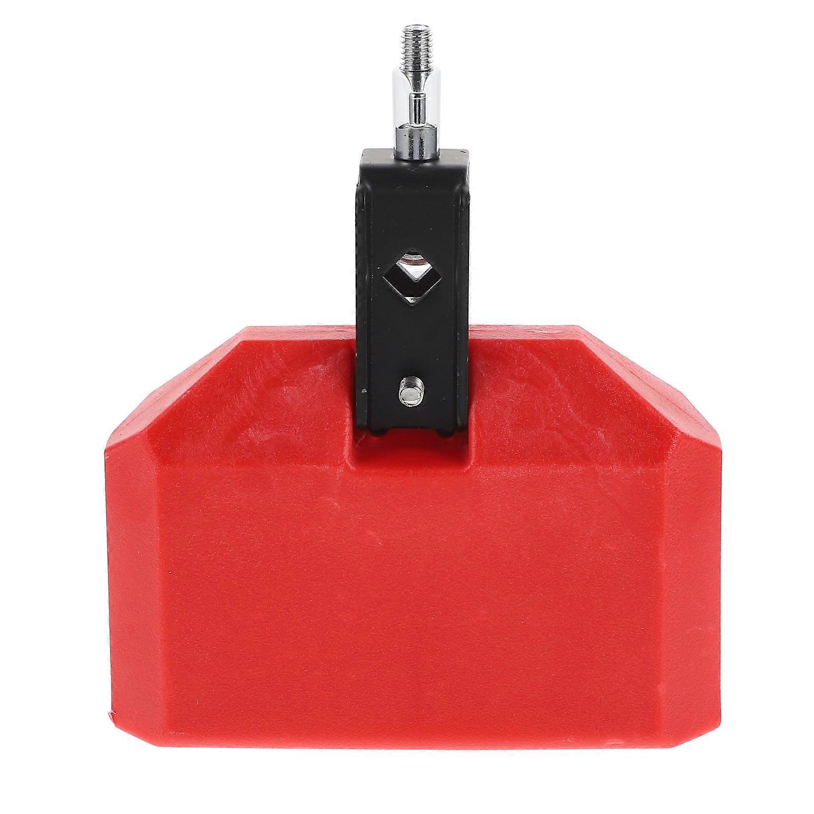 Cowbell for Drum Kit Drum Set Cowbell Practical Red PVC Part