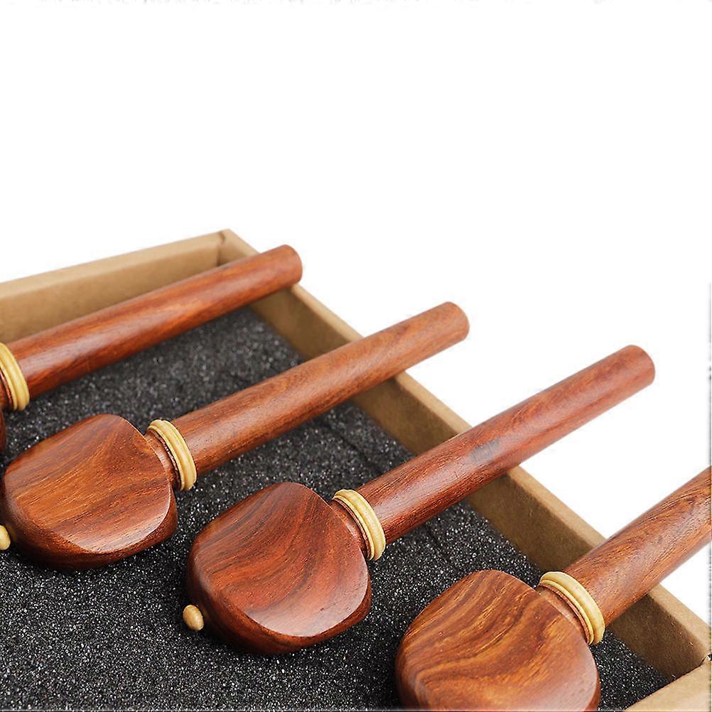 Solid Wood Cello Peg Shaft Handle for Cello 4Pcs Accessories Tool