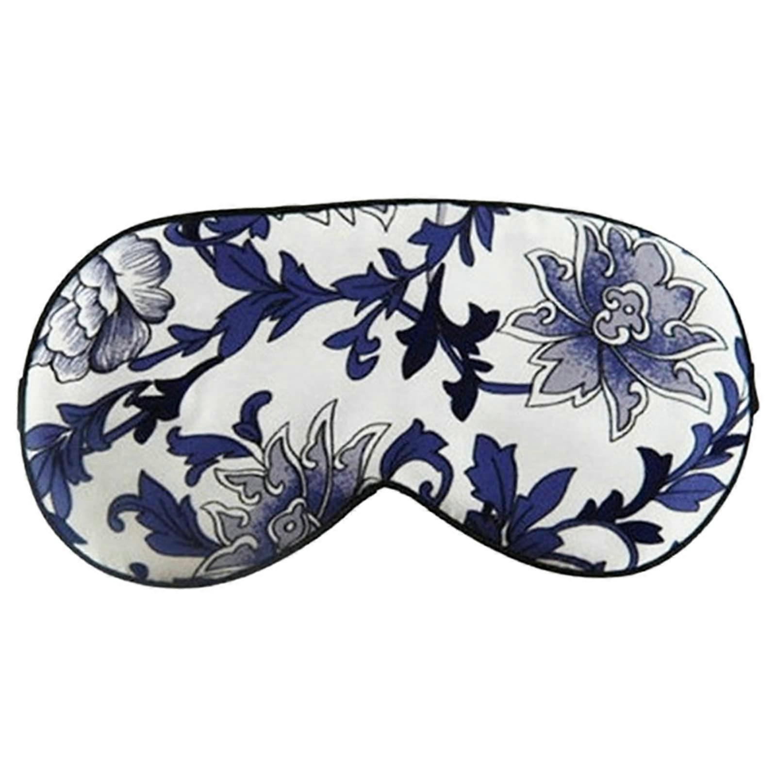 Silk Sleep Mask with Comfortable Elastic Band for Effective Light Blocking and Travel Use