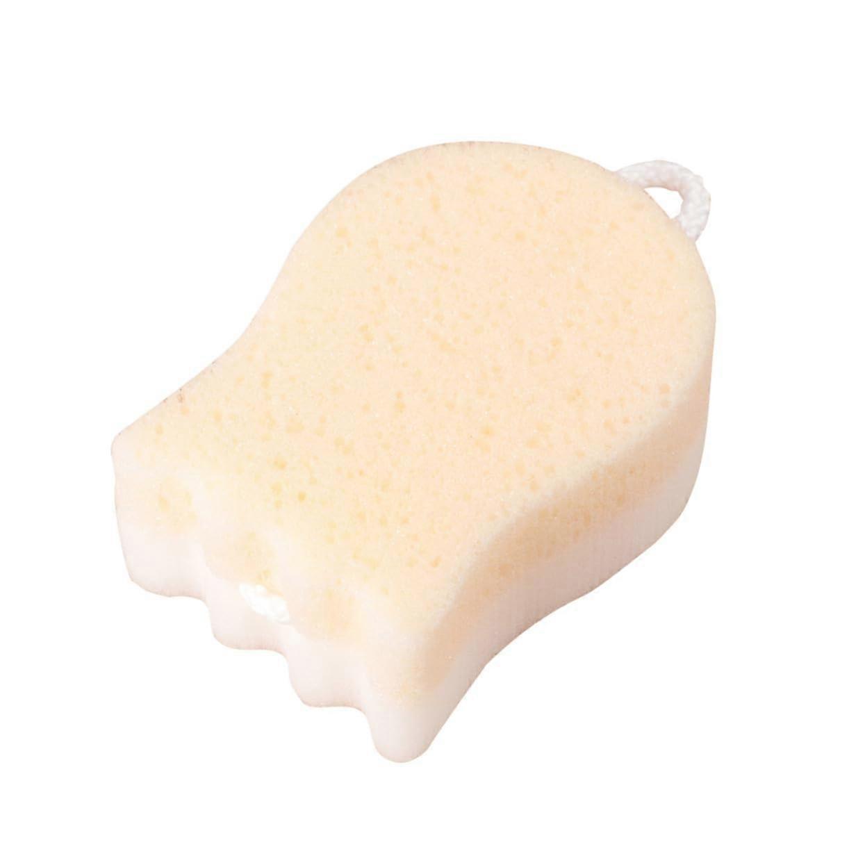 Soft Exfoliating Bath Sponge for Sensitive Skin with Gentle Massage Function and EasyGrip Design