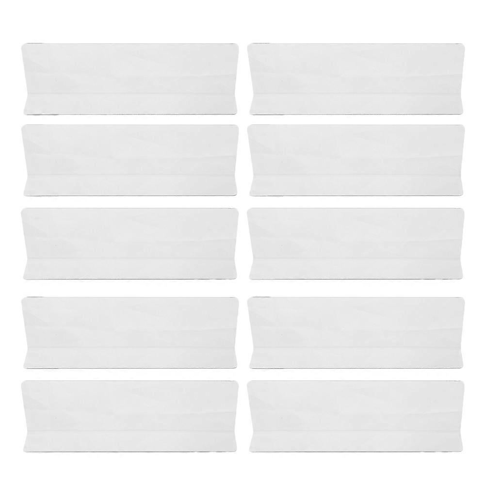 Plastic Shelf Dividers for Organization 40Pcs L Shaped Transparent Set