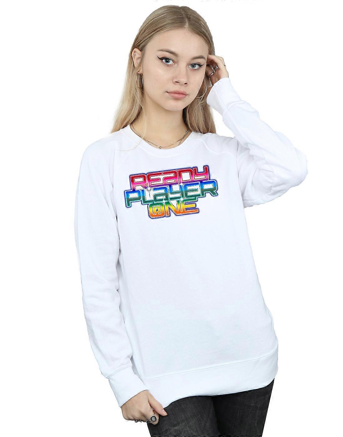 Ready Player One Women's Rainbow Logo tröja