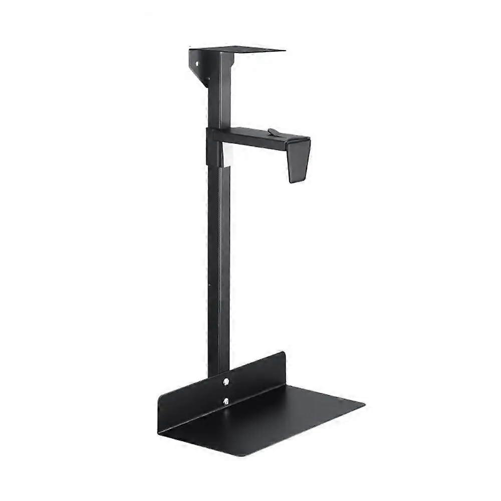 Adjustable Under Desk PC Tower Mount with HeavyDuty Steel Support and SpaceSaving Design Black