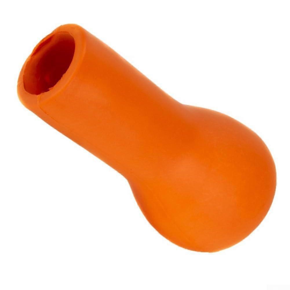 Fishing Rod Holder with ShockAbsorbing Butt Support, Durable PU, 3.8cm Diameter, Orange
