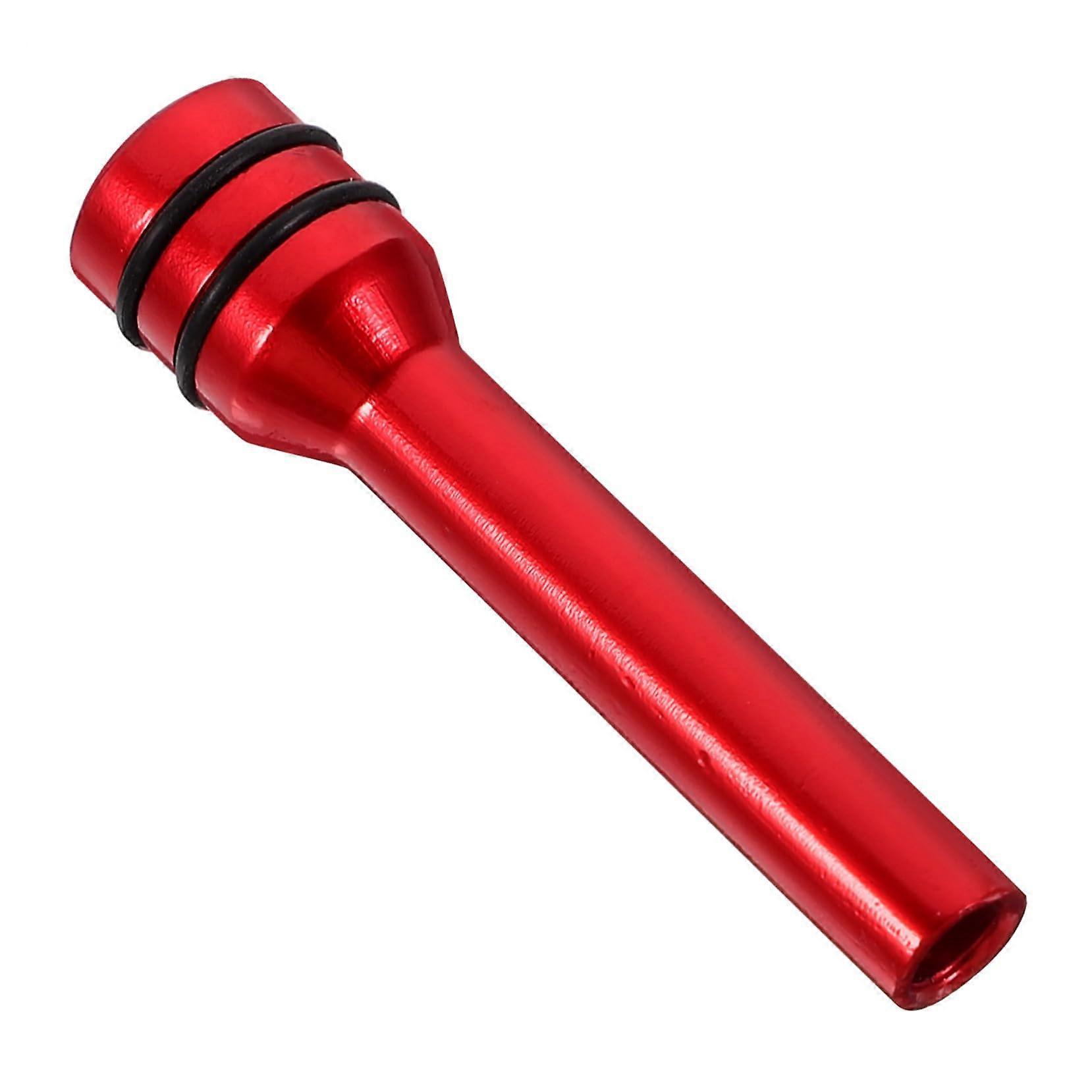 Car Door Lock Knobs Red Aluminum Alloy Universal Fit Stylish Interior Upgrade Easy Installation