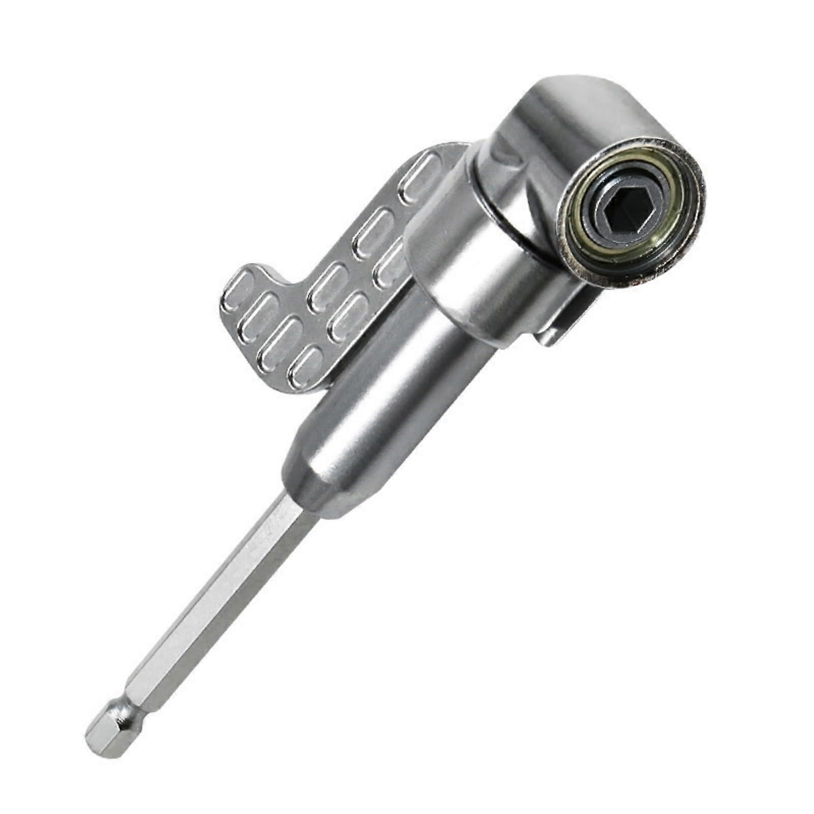 105 Degree Right Angle Drill Adapter for Tight Spaces with Ergonomic Grip and RustResistant Finish