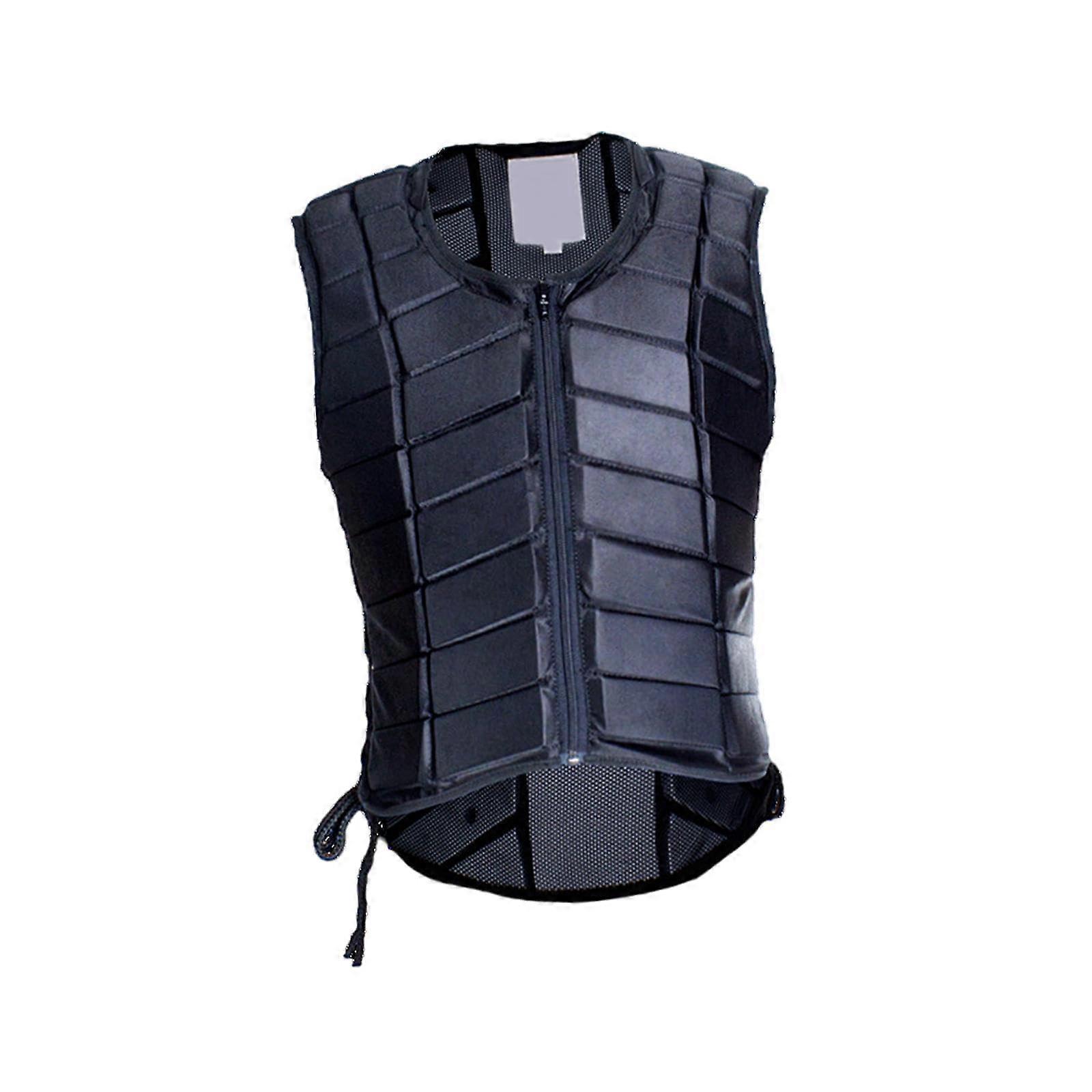 Equestrian Body Protector Shock Absorption Horse Riding Safety Vest with Extended Tailbone Padding