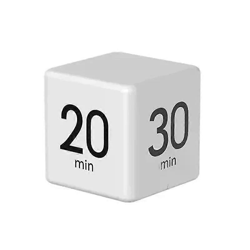 Productivity Cube Timer Gravity Sensor Flipping LED Display 4 Preset Time Dual Modes Countdown Cooking Study Mini Digital Timer