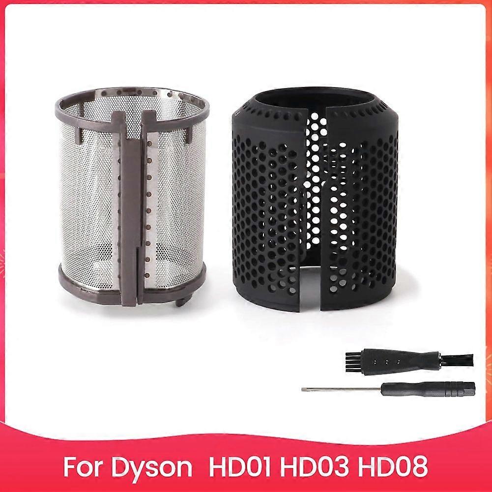 Hair Dryer Inner Filter + Outer Filter Cage Replacement for HD01 HD03 HD08 Models A