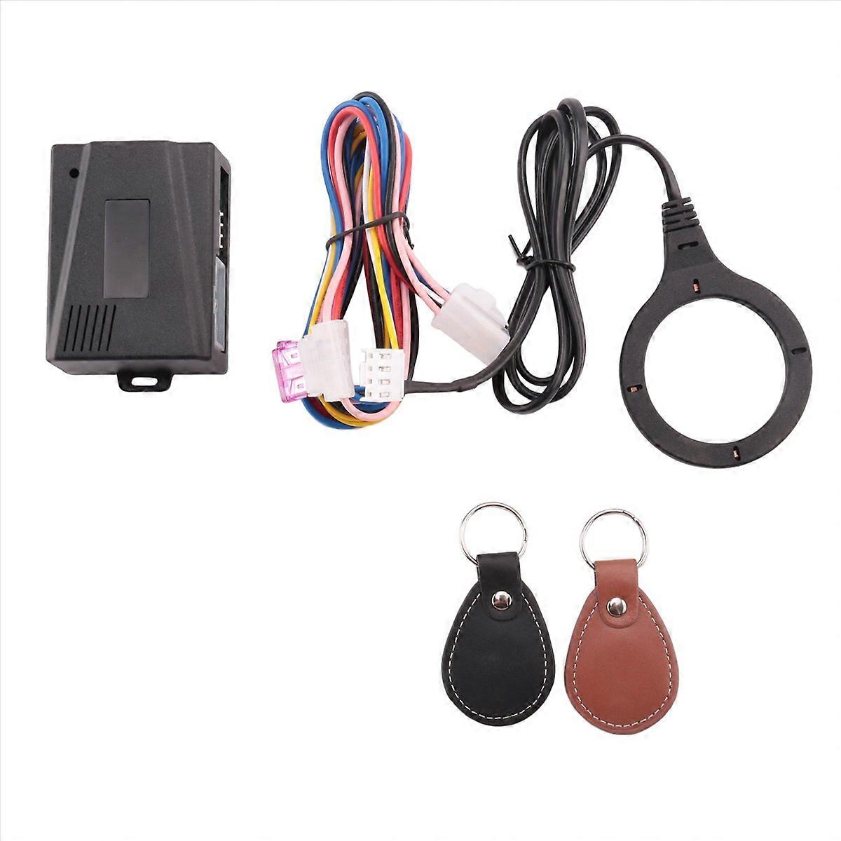 Smart Car Engine Push Start Stop Button Rfid Lock Ignition Keyless