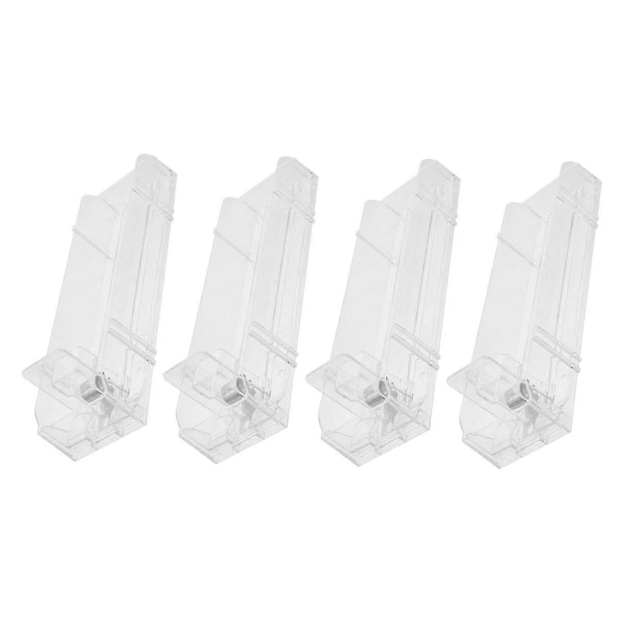 Cigarette Display Rack with Automatic Forward Feed, DualSided Transparent Stand for Retail Counter